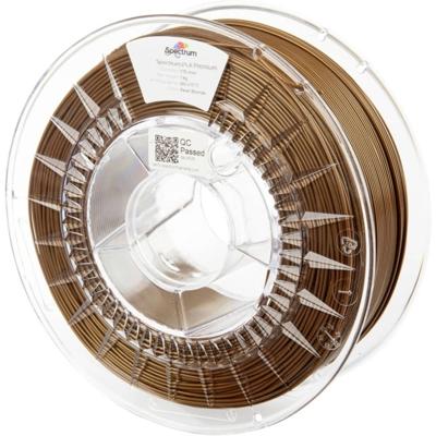 Spectrum Filaments 80041 PLA Premium Filament PLA kunststof Hoge treksterkte 1.75 mm 1000 g Pearl Bronze, Brons 1 stuk(s)