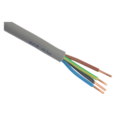 Buitenkabel XMVK 4 x 2.5 mm². 25 m grijs - 01.268.21