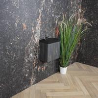 ACTIE BWS Fonteinmeubel | Paris | 40cm | Fontein Mat Zwart | Zwart Eiken - thumbnail