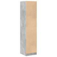 Apothekerskast 40x41x174,5 cm bewerkt hout betongrijs - thumbnail