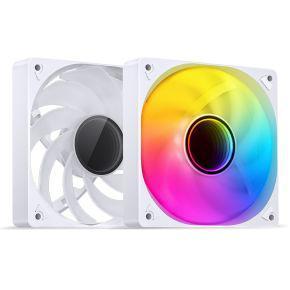 Jonsbo SL-120WR koelsysteem voor computers Computer behuizing Ventilator 12 cm Wit 1 stuk(s)