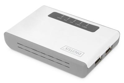 Digitus DN-13024 print server Ethernet LAN/draadloos LAN Wit Digitus DN-13024 print server Ethernet LAN/draadloos LAN Wit
