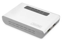 Digitus DN-13024 Netwerkprintserver USB-A, LAN (10/100 MBit/s), WiFi 802.11 b/g/n - thumbnail