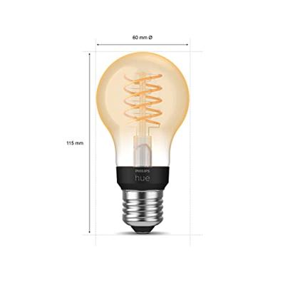 Philips HUE Lichtbron E27 Filament A60 White