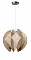 Expo Trading Hanglamp Jessica Ø 40 cm bruin beige - thumbnail