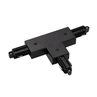 SLV 1-faseT-Connector 1 aarde links zwart - 143070