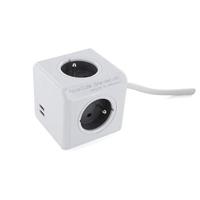 Allocacoc PowerCube Extended, stekkerdoos met USB - thumbnail