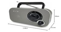 Transistor Radio Denver Electronics TR-51 AM/FM Grijs - thumbnail