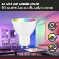 29147 Paulmann Home LED-lamp GU10 Energielabel: F (A - G) 4.8 W RGBW Wit (mat) - thumbnail