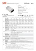 MEAN WELL HRP-600-48 Schakelnetvoedingsmodule 48 V/DC 13 A 624 W - thumbnail