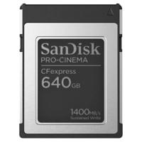 Sandisk Pro Cinema CF Express 640GB 1400 mb/s - thumbnail