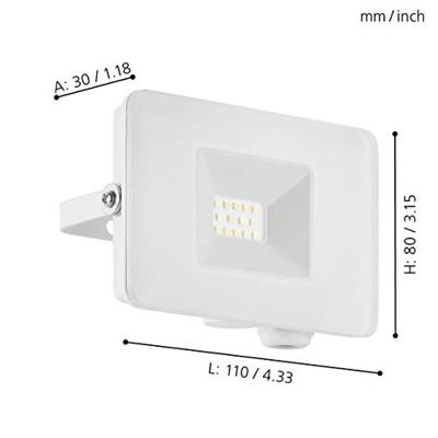 Eglo BuitenspotFaedo 3 10W wit - 33152