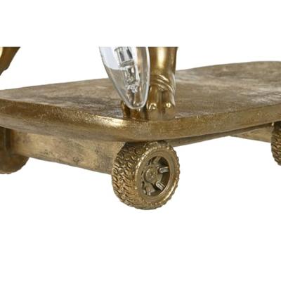 Bureaulamp Home ESPRIT Gouden Hars 220 V 45 X 23 X 34 cm