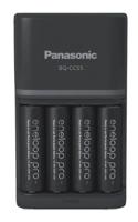 Panasonic Smart & Quick BQ-CC55 +4x eneloop Pro AA Lader voor accupacks NiMH AAA (potlood), AA (penlite) - thumbnail