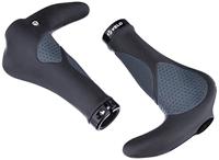 Velo Handvatset m-wave ergogel d3 bar met gelvulling en klem - zwart/grijs - thumbnail