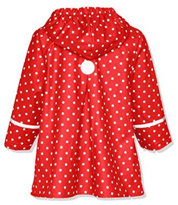 Playshoes regenjas Dots met stippen rood/wit Playshoes regenjas Dots met stippen rood/wit
