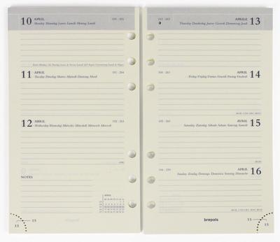 Agendavulling 2026 Brepols Brefax 17 7dagen/2pagina&apos;s