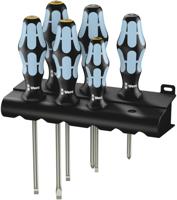 Wera 3334/3355/6 Schroevendraaier-set, RVS + houder, 6 -delig - 1 stuk(s) - 05032061001 - thumbnail
