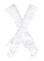 Handschoenen wit Geplooid Hollywood - thumbnail