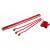 Magic FX STR01RD papieren streamers 5mx0.85cm rood 100st Magic FX STR01RD papieren streamers 5mx0.85cm rood 100st