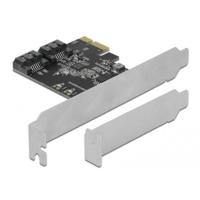 DeLOCK 2 port SATA PCI Express Card adapter - thumbnail