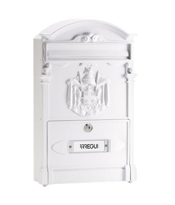 Brievenbus Arregui Wit 26 X 9 X 42 CM Metaal Aluminium