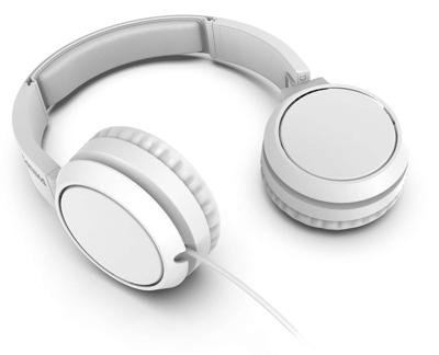 Philips 3000 series TAH4105WT/00 hoofdtelefoon/headset Bedraad Hoofdband Oproepen/muziek Wit