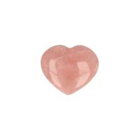Edelstenen Hart van Rozenkwarts (Model 27) - thumbnail