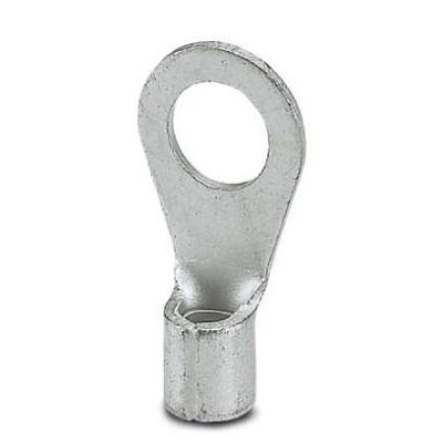 Phoenix Contact 3240085 Ringkabelschoen Dwarsdoorsnede (max.): 6 mm² Schachtdiameter: 6.5 mm Ongeïsoleerd Zilver 50 stuk(s)