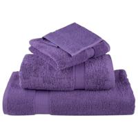 Badhanddoeken SOLUND 2 st 600 g/m 70x140 cm paars - thumbnail