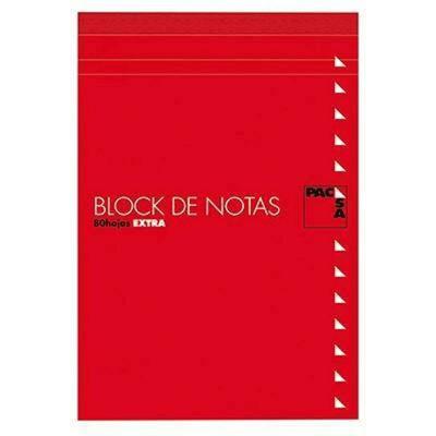 Schrijfblok Pacsa 1/8" 80 Lakens Gedrukt raster 4 mm 10 Onderdelen