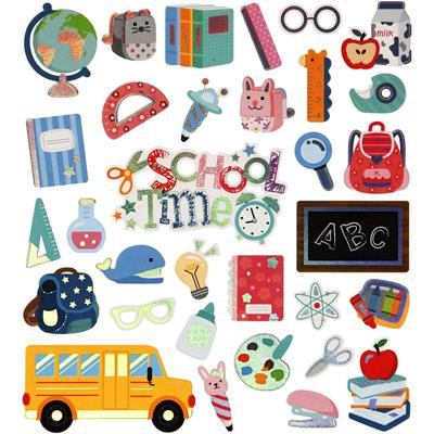 Creativ Company Stickers, terug naar school, vel 15x16,5 cm, ca. 32 stuk, 1 vel