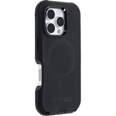 Otterbox Defender Backcover Apple iPhone 16 Pro Zwart MagSafe compatible, Stootbestendig