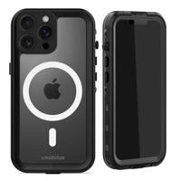 Mobilize MagSafe Compatible Waterproof Case Apple iPhone 16 Pro Max Clear/Black - thumbnail