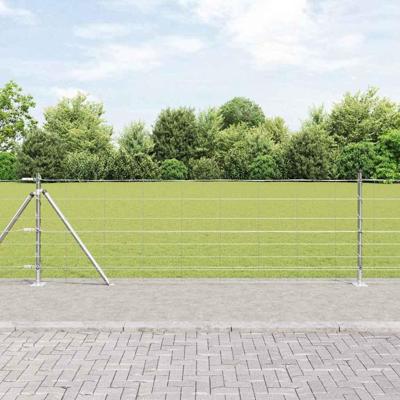 Weidehekwerk Zilver 25 x 0.8 m Gegalvaniseerd staal