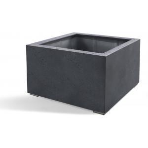 Grigio plantenbak Low Cube S lood betonlook Grigio plantenbak Low Cube S lood betonlook