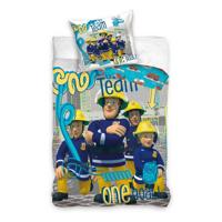 Brandweerman Sam Dekbedovertrek One Team 140 x 200 cm - Katoen - thumbnail