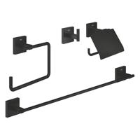 4-in-1 accessoireset - GROHE - 411152430 - Start Cube - Matzwart - thumbnail