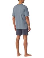 Schiesser Schiesser Pyjama Short graphite 181161 52/L - thumbnail