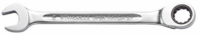 Stahlwille 96411705 17/5 Steek-ringratelsleutelset 5-delig Sleutelbreedte (metrisch) 8 - 19 mm