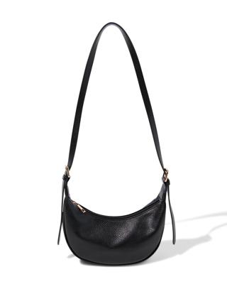 HEMA Schoudertas imitatieleer zwart