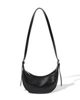 HEMA Schoudertas imitatieleer zwart - thumbnail
