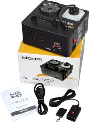 Algam Lighting Vulkan 1200 verticale rookmachine met LEDs & CO2-effect 1200W
