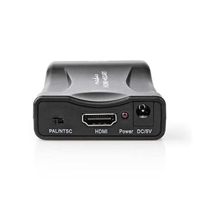 HDMI-Converter | HDMI Input | Scart Female | 1-weg | 1080p | 1.2 Gbps | ABS | Zwart