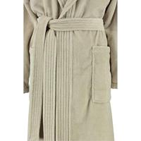 Cawö Cawö Dames Badjas met Capuchon 802 - Graphit 48/50 - thumbnail