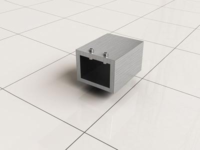 Wiesbaden Muurkoppeling Slim Voor Stabilisatiestang RVS