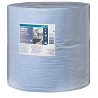 Tork Heavy Duty poetspapier - 2 laags - rol 340m - blauw - 130070 - thumbnail