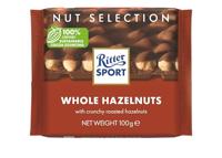 Chocolade Ritter Sport melk-hele hazelnoot 100gr | 10 stuks - thumbnail