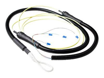ACT RL2310 Prefab Glasvezel Kabel Singlemode OS2 4-voudig LC Connectoren - 100 meter