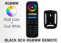 MiBoxer RGB-CCT afstandsbediening 2.4G 8-zones zwart - LED0231 - thumbnail